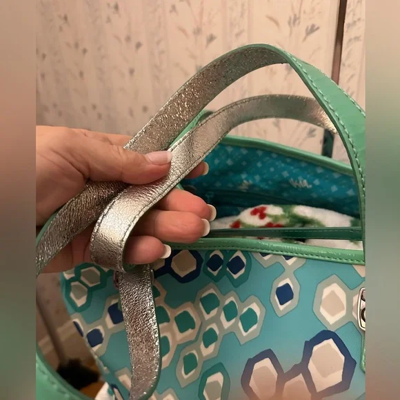 Brighton Vera Bradley Collab Canvas Tote - Picture 12 of 16